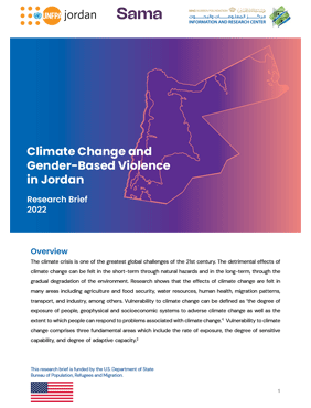 التغير المناخي والعنف المبني على النوع الاجتماعي في الأردن