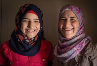 Mother and Child Say "No" to Child Marriage in Zaatari