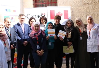 CANADIAN MINISTER OF INTERNATIONAL DEVELOPMENT AND LA FRANCOPHONIE VISITS UNFPA SUPPORTED CLINIC IN JORDAN