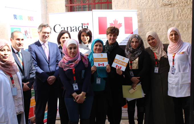 CANADIAN MINISTER OF INTERNATIONAL DEVELOPMENT AND LA FRANCOPHONIE VISITS UNFPA SUPPORTED CLINIC IN JORDAN
