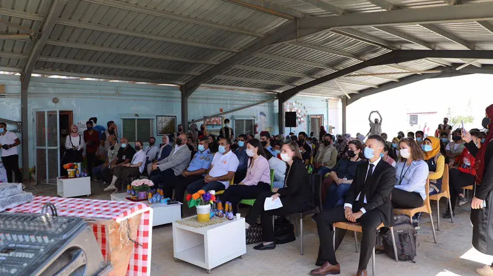 Celebrating IYD at the UNFPA/Questscope Youth center, “A Space for Change” in Zaatari Camp