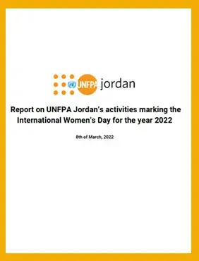 UNFPA Jordan commemorating the efforts of women contributors to climate change in Jordan on the International Women’s Day in 2022