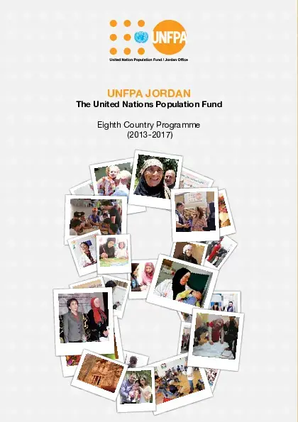 UNFPA JORDAN The United Nations Population Fund