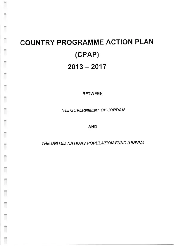 Country Programme Action Plan 2013-2017